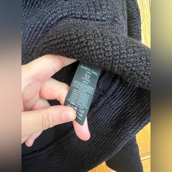 Sweaty Betty - Charcoal Knit Sweater Jacket - Picture 3 of 4